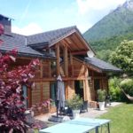 location chalet annecy terrasse et jardin