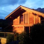 location chalet annecy coucher de soleil